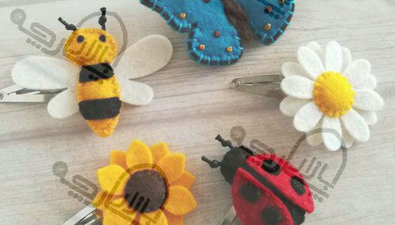 با پارچه نمدی